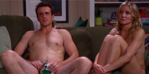 Cameron Diaz e Jason Segel em uma cena do filme Sex Tape